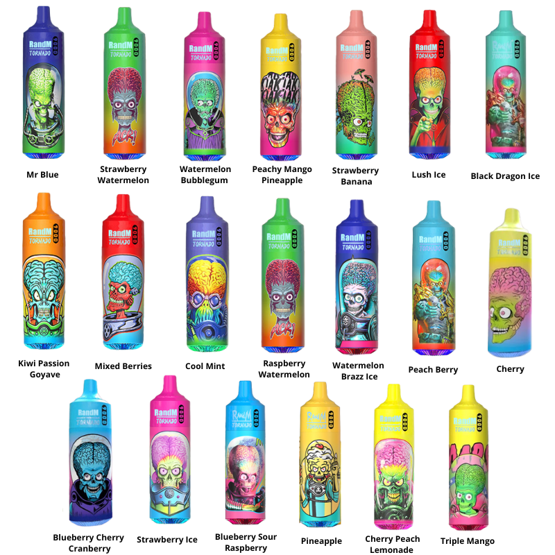 Pods rechargeables 9000 PUFF - Tornado Randm - Vapoa